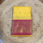 Gifting Sarees Yellow with rosegold