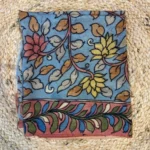 Traditional Kalamkari Floral Blouse 1 mtr (long panna saree width)