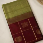 Pure silk cotton with checks